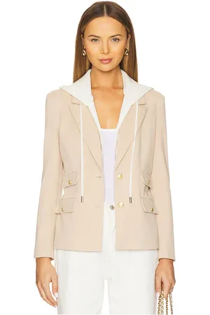 Central Park West Nautical dickey blazer en color beige talla L en - Beige. Talla L (también en S, XS).