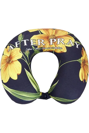 AFTER PRAY Almohada de viaje para el cuello flower en color talla all en - Navy. Talla all.