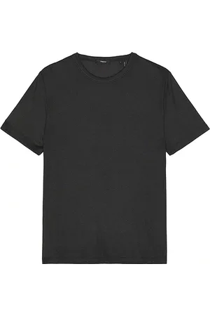 THEORY Camiseta essential en color negro talla L en - Black. Talla L (también en M, S, XL/1X, XXL/2X).