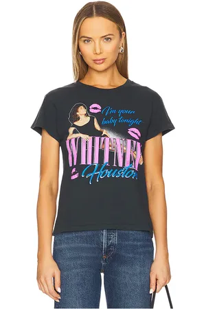 DAYDREAMER Camiseta whitney houston your baby tonight tour en color charcoal talla L en - Charcoal. Talla L (también en M, S