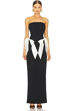 Susanna Chow Vestido sin tirantes georgina en color negro talla 4 en - Black. Talla 4 (también en 6, 8).