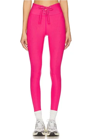 YEAR OF OURS Leggings de fútbol ribbed en color rosado talla L en - Pink. Talla L (también en M, S, XL).