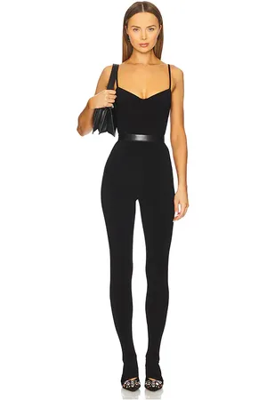 Norma Kamali Traje de gato con aros en color talla M en - Black. Talla M (también en S, XS).