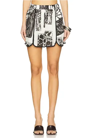 Sancia The eymara shorts en color negro, blanco talla S en - Black,White. Talla S (también en XL).