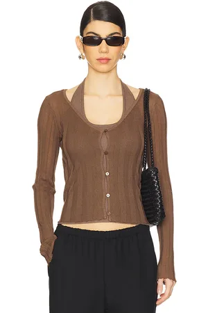 SOVERE Conjunto de cárdigan de punto duality en color marrón talla L en - Brown. Talla L (también en M, S, XL).