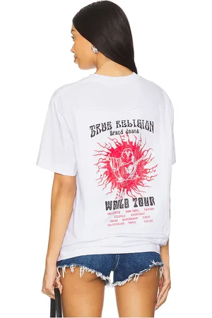 True Religion Camiseta en color blanco talla L en - White. Talla L (también en M, S, XL/1X, XXL/2X).