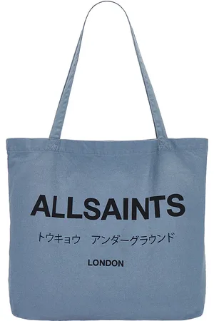 AllSaints Bolso tote en color azul talla all en - Blue. Talla all.
