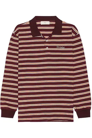 DUNST Camiseta manga larga unisex en color burgundy talla L en - Burgundy. Talla L (también en XL/1X).
