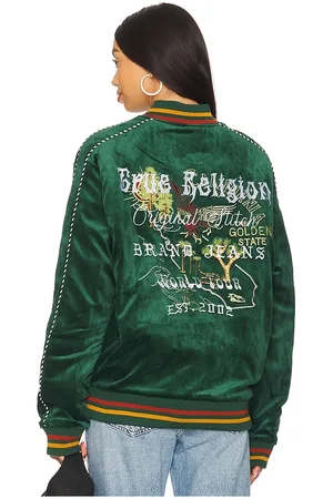 True Religion Chaqueta en color verde talla L en - Green. Talla L (también en M, XL/1X, XXL/2X).