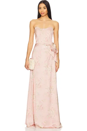 V. Chapman Vestido largo cecilia en color rose talla 4 en - Rose. Talla 4 (también en 6).