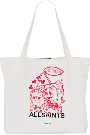 AllSaints Bolso tote en color blanco talla all en - White. Talla all.