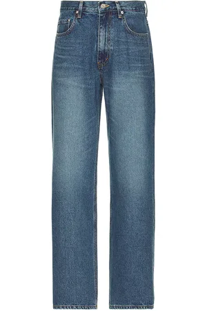 DUNST Jeans anchos low rise en color talla L en - Blue. Talla L (también en M, S).
