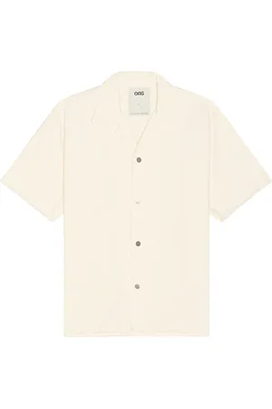 Oas Camisa en color beige talla L en - Beige. Talla L (también en M, S, XL/1X).