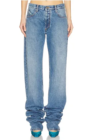 The Attico Long pant en color azul talla 28 en - Blue. Talla 28 (también en 29).