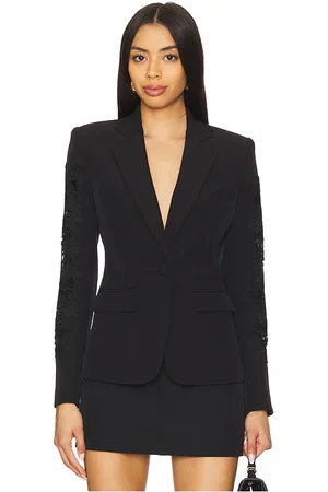 Generation Love Venturi lace combo blazer en color talla L en - Black. Talla L (también en M, S, XL, XS).
