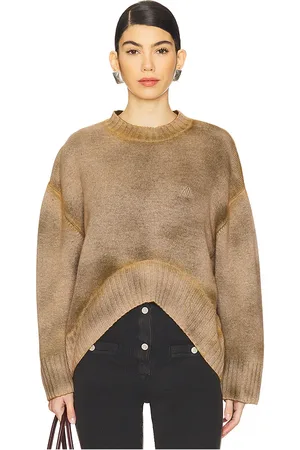 The Attico Jersey en color marrón talla 38 en - Brown. Talla 38 (también en 40, 44).