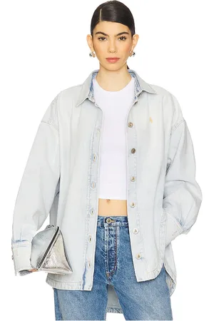 The Attico Blouson top en color azul talla 36 en - Blue. Talla 36 (también en 38, 40, 42, 44).
