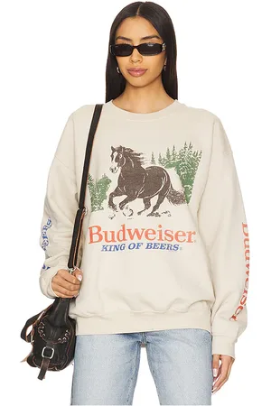 Junk Food Sudadera clydesdale king of beers en color beige talla L en - Beige. Talla L (también en XL/1X).