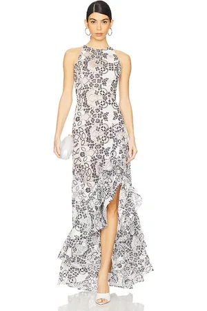 Bronx and Banco Vestido midi sicilia en color white,navy talla L en - White,Navy. Talla L (también en M, S, XS).