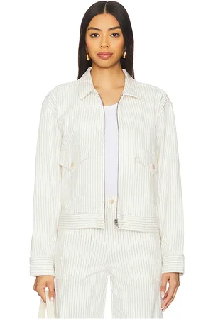 Favorite Daughter Chaqueta de carpintero en color blanco talla L en - White. Talla L (también en M, S, XS).