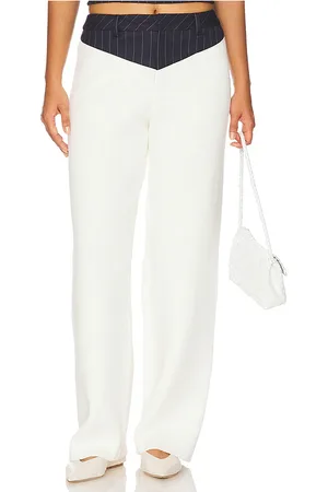 SER.O.YA Pantalón shaina en color blanco talla L en - White. Talla L (también en M, S, XL, XS, XXS).