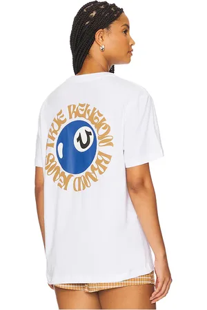 True Religion Camiseta en color blanco talla L en - White. Talla L (también en M, S, XL/1X, XXL/2X).