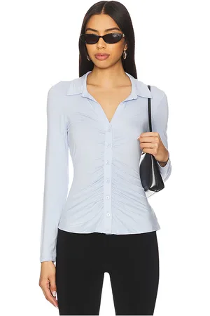 Sanctuary Camisa daydreamer en color bebe azul talla M en - Baby Blue. Talla M (también en S).