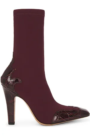 PARIS TEXAS Botas al tobillo belle western 100 en color burgundy talla 36 en - Burgundy. Talla 36 (también en 37, 38, 39, 40).