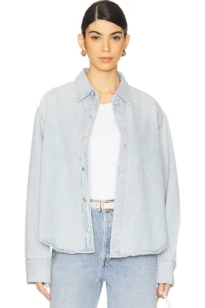 AGOLDE Camisa laurel en color azul talla L en - Blue. Talla L (también en M, S, XL, XS).