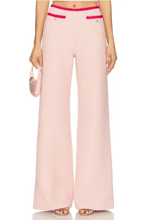Amanda Uprichard Pantalones windsor en color rosado talla L en - Pink. Talla L (también en M, S).