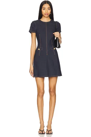 Cinq A Sept Vestido denim nova en color azul marino talla 0 en - Navy. Talla 0 (también en 00, 10, 2, 4, 6).