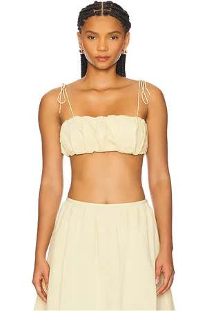 Lioness Top abullonado intuition en color amarillo limon talla L en - Lemon. Talla L (también en M, S, XS).