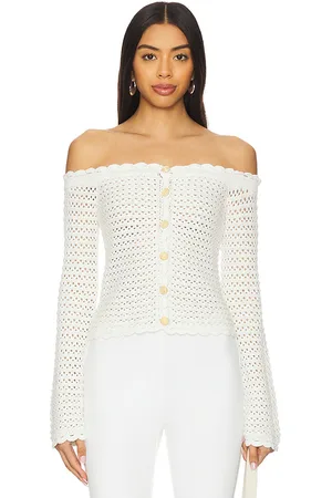 MAJORELLE Cárdigan clare en color talla L en - White. Talla L (también en M, S, XS).