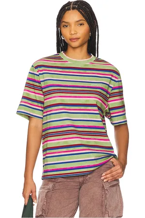 Khrisjoy Camiseta de rayas celeste en color verde talla L en - Green. Talla L (también en M, S, XS).