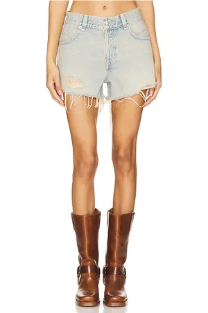 Free People Short vaquero we the free now or never en color azul talla 24 en - Blue. Talla 24 (también en 25, 26, 27, 28, 29, 31