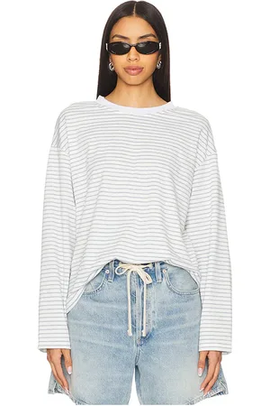ALL THE WAYS Lily long sleeve top en color blanco talla S en - White. Talla S (también en XS).