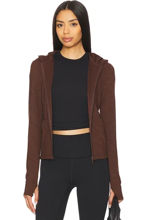 Beyond Yoga Sudadera morning jog en color marrón talla L en - Brown. Talla L (también en M, S, XL, XS).