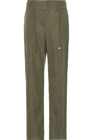 Simkhai Pantalones con cordón ajustable casual en color militar talla L en - Army. Talla L (también en M).
