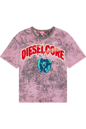 Diesel Camiseta en color talla L en - Purple. Talla L (también en M, S, XL/1X).