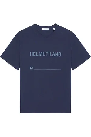 Helmut Lang Camiseta stamped en color azul marino talla L en - Navy. Talla L (también en M, S, XL).