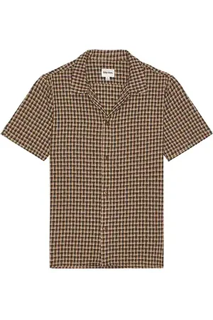 Rhythm Camisa en color talla L en - Brown. Talla L (también en M, S, XL/1X).