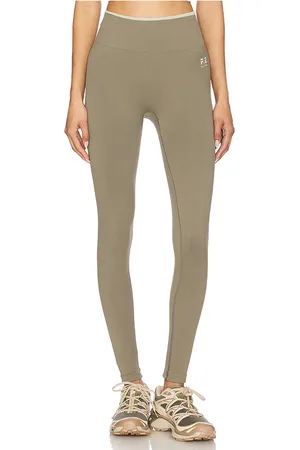 P.E Nation Legging sin costuras restore en color verde oliva talla L en - Olive. Talla L (también en M, S).