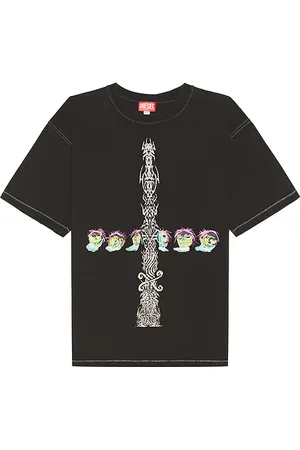 Diesel Camiseta en color charcoal talla L en - Charcoal. Talla L (también en M, S, XL/1X).