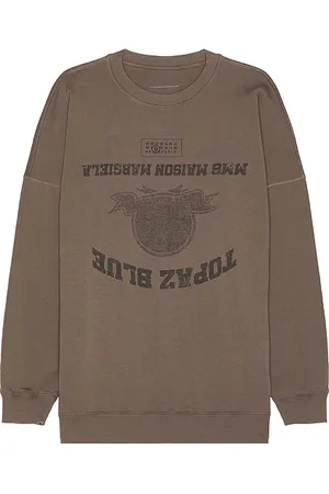 Maison Margiela Sudadera backwards graphic en color taupe talla L en - Taupe. Talla L (también en XL/1X).