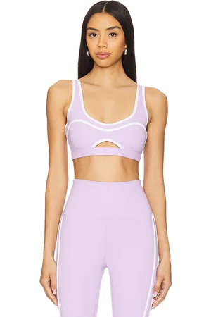 Beach Riot Moxie top en color lavanda talla L en - Lavender. Talla L (también en M, S, XL, XS).