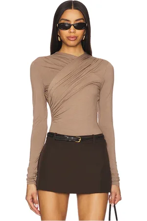 House of Harlow X revolve mavis top en color marrón talla S en - Brown. Talla S (también en XS).