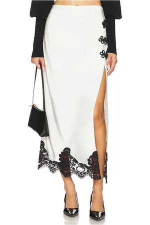 STONE_COLD_FOX Falda camila en color blanco talla L en - White. Talla L (también en M, S, XL, XS, XXS).