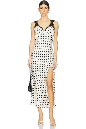 ASTR Maxivestido dress en color blanco talla L en - White. Talla L (también en M, S, XL, XS).