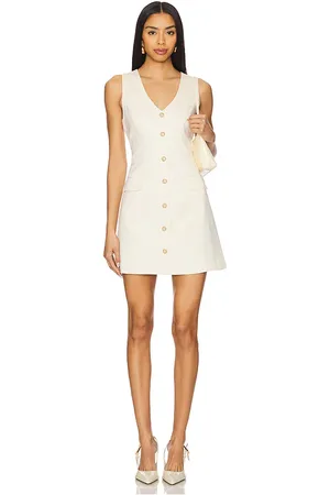 Paige Vestido wells en color talla 12 en - Cream. Talla 12 (también en 14, 6).
