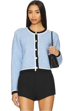 ASTR Cárdigan cardigan en color bebe azul talla M en - Baby Blue. Talla M (también en S, XS).